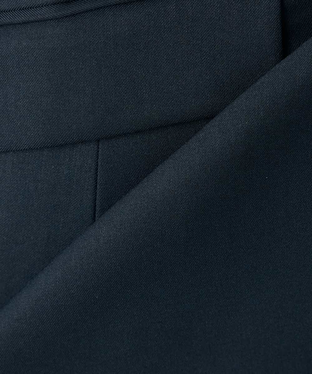 KBDLB13129 a.v.v(アー・ヴェ・ヴェ) 【洗える/イージーケア/ストレッチ】パウダーツイルテーラードジャケット ネイビー