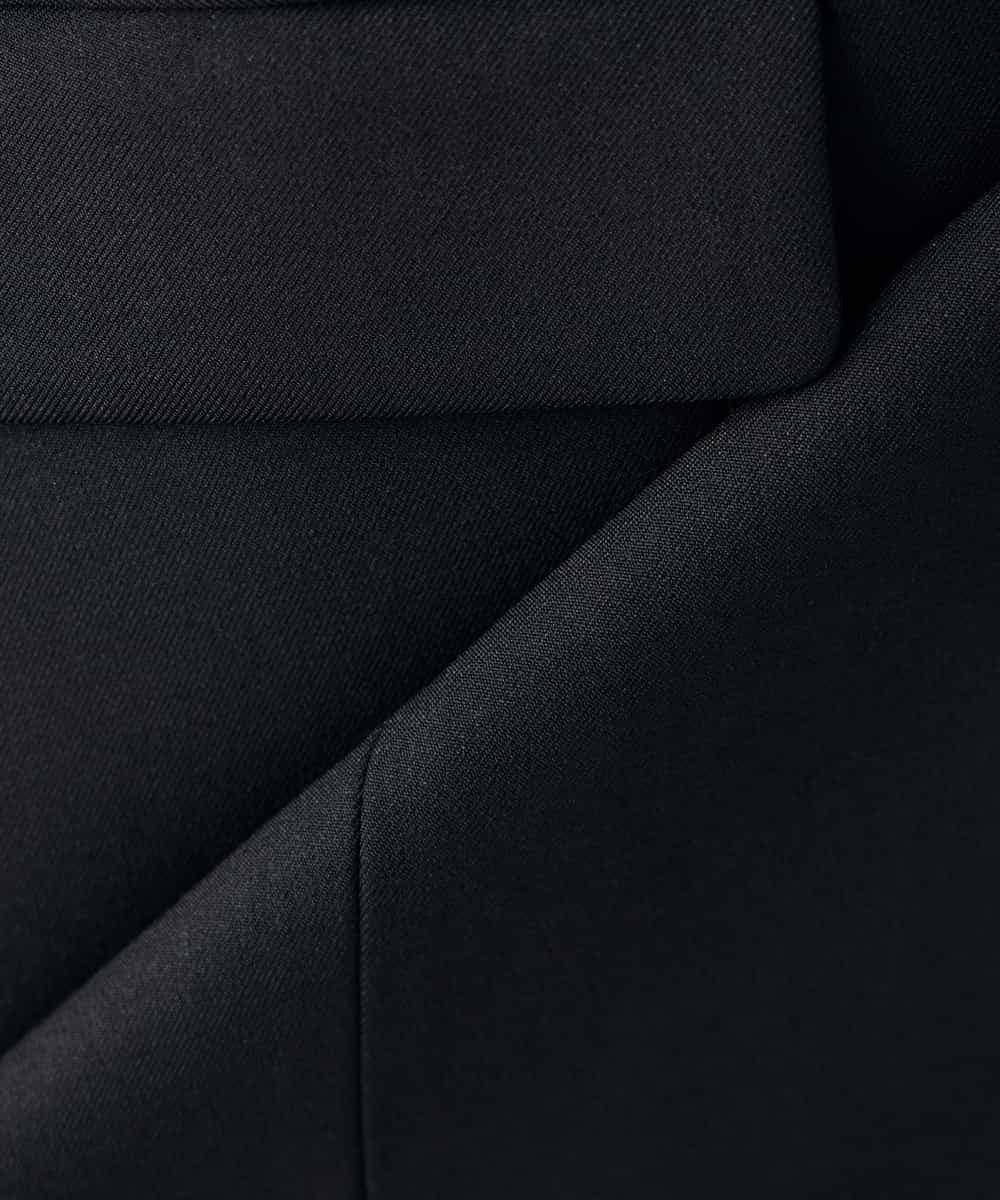 KBDLB14129 a.v.v(アー・ヴェ・ヴェ) 【洗える/イージーケア/ストレッチ】パウダーツイルダブルブレストジャケット ブラウン