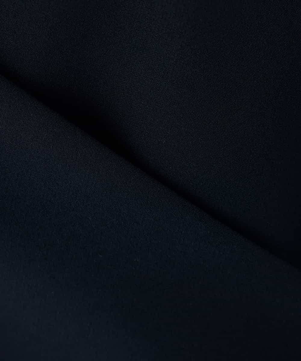 KBECD01099 a.v.v(アー・ヴェ・ヴェ) 【洗える/ストレッチ/セットアップ対応】ダブルクロスロングジレワンピース ネイビー