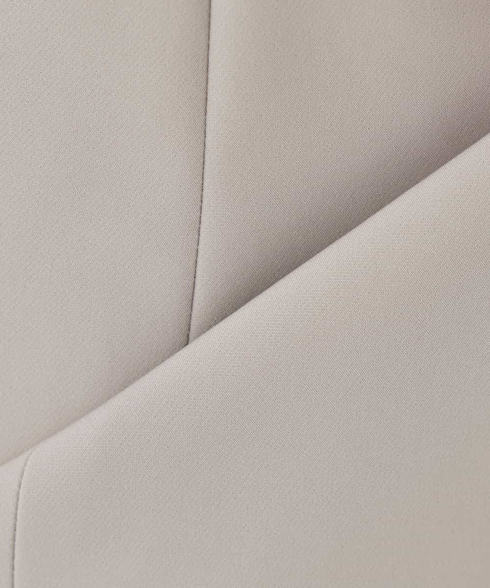 KBECD01099 a.v.v(アー・ヴェ・ヴェ) 【洗える/ストレッチ/セットアップ対応】ダブルクロスロングジレワンピース ネイビー