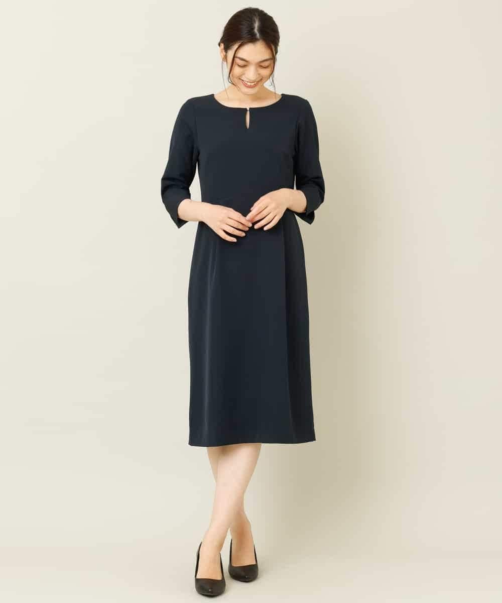 INDIVI ビジューつきオールインワン パンツドレス