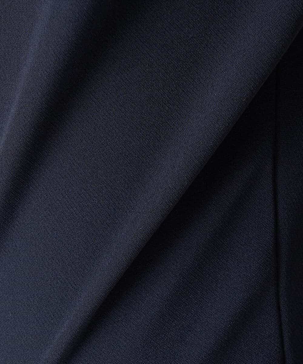 KBEKT04099 a.v.v(アー・ヴェ・ヴェ) 【2SET/マシンウォッシャブル】ペプラムブラウス＆テーパードパンツ グレー