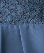 KBETC11149 a.v.v(アー・ヴェ・ヴェ) レースドッキングブラウスパンツセット ブルー
