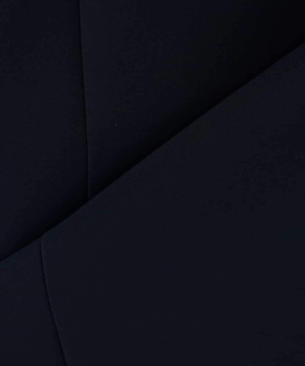 KBHCD01079 a.v.v(アー・ヴェ・ヴェ) 【洗える/ストレッチ/セットアップ対応】ダブルクロスタイトスカート ネイビー