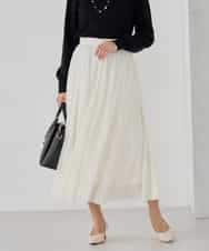 KBHCD02069 a.v.v(アー・ヴェ・ヴェ) 【洗える】チュールマーメイドスカート ブラック