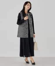 KBHCD02069 a.v.v(アー・ヴェ・ヴェ) 【洗える】チュールマーメイドスカート ブラック