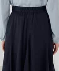 KBHCD02069 a.v.v(アー・ヴェ・ヴェ) 【洗える】チュールマーメイドスカート ブラック