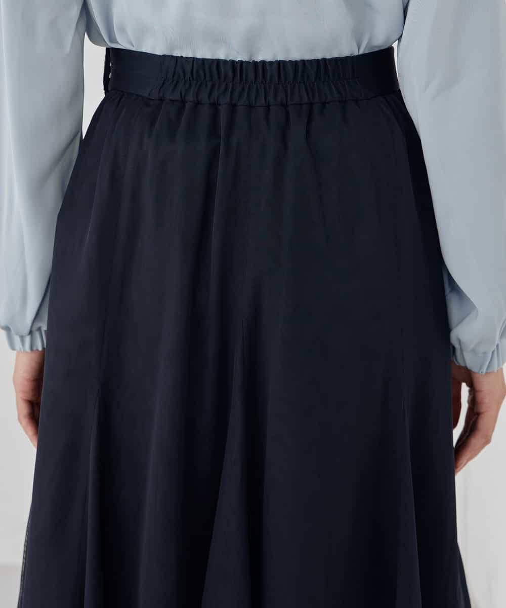 KBHCD02069 a.v.v(アー・ヴェ・ヴェ) 【洗える】チュールマーメイドスカート ブラック