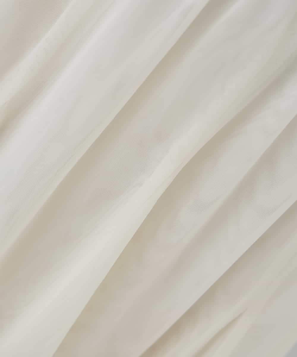 KBHCD02069 a.v.v(アー・ヴェ・ヴェ) 【洗える】チュールマーメイドスカート ブラック