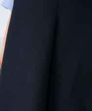 KBHFE20079 a.v.v(アー・ヴェ・ヴェ) 【洗える/UVカット】リネンライクストレッチフレアスカート ネイビー