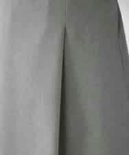 KBHFE20079 a.v.v(アー・ヴェ・ヴェ) 【洗える/UVカット】リネンライクストレッチフレアスカート ネイビー