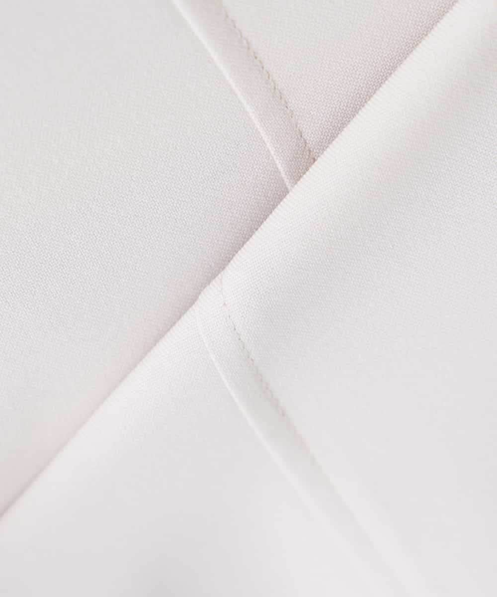 KBHFE21079 a.v.v(アー・ヴェ・ヴェ) 【洗える/UVカット】リネンライクストレッチタイトスカート ネイビー