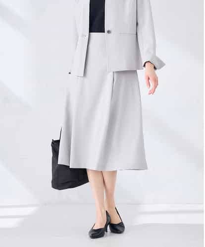 KBHGE30079 a.v.v 【接触冷感/イージーケア/UVカット/吸水速乾】サマーストレッチフレアスカート