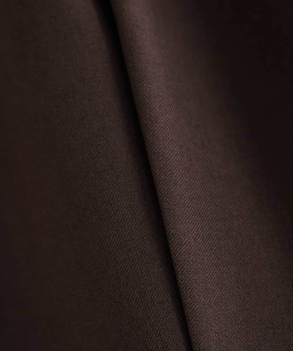 KBHLB11079 a.v.v(アー・ヴェ・ヴェ) 【洗える/イージーケア/ストレッチ】パウダーツイルフレアスカート ブラウン