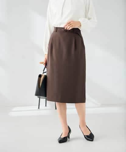 KBHLB12079 a.v.v 【洗える/イージーケア/ストレッチ】パウダーツイルタイトスカート