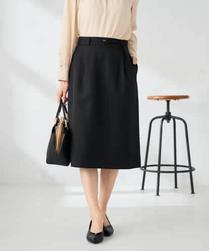 KBHLB12079 a.v.v 【洗える/イージーケア/ストレッチ】パウダーツイルタイトスカート
