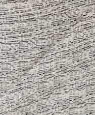 KBJCD01119 a.v.v(アー・ヴェ・ヴェ) ミックスツイードペプラムジレ アイボリー