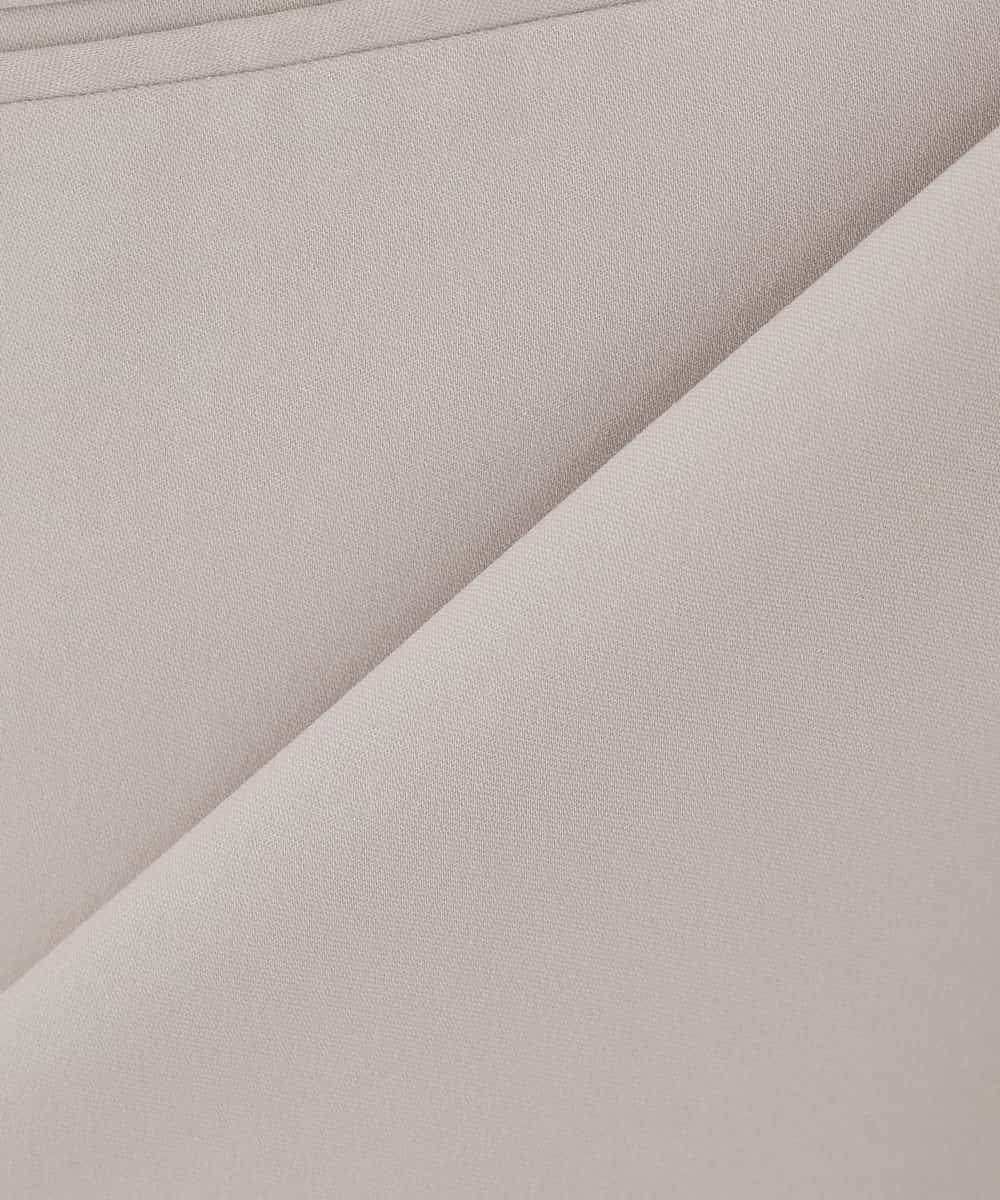 KBJCD04089 a.v.v(アー・ヴェ・ヴェ) サテンサイドスリットジレ【洗える/速乾/毛玉になりにくい/イージーケア】 ネイビー