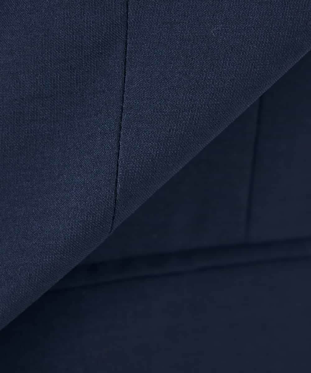 KBJGE30089 a.v.v(アー・ヴェ・ヴェ) 【接触冷感/イージーケア/UVカット/吸水速乾】サマーストレッチダブルジレジャケット ネイビー