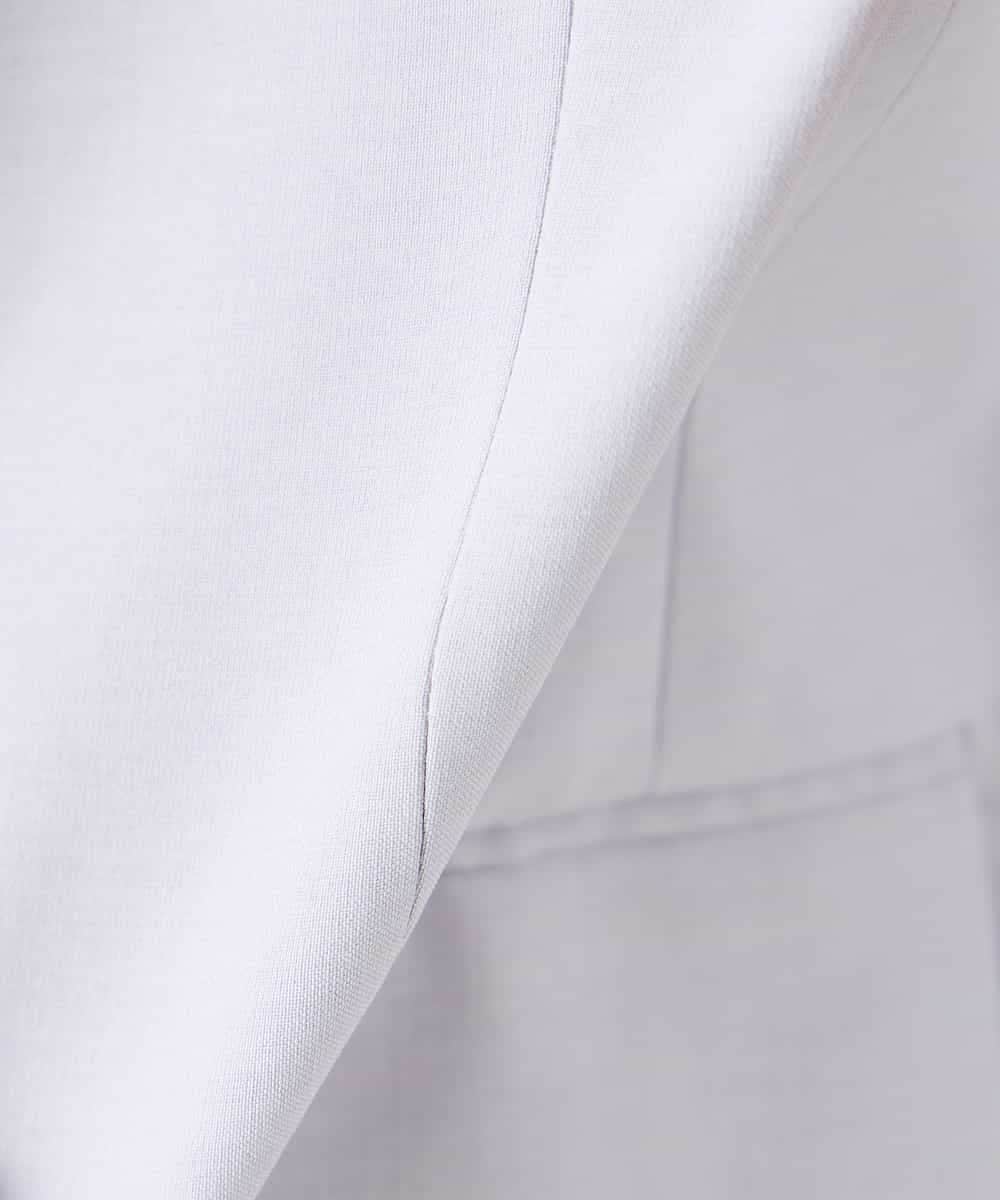 KBJGE30089 a.v.v(アー・ヴェ・ヴェ) 【接触冷感/イージーケア/UVカット/吸水速乾】サマーストレッチダブルジレジャケット ネイビー