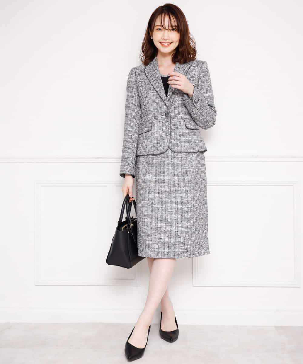KBKCJ01044 a.v.v(アー・ヴェ・ヴェ) 【洗える】ビジュー調タックシフォンブラウス【セレモニー・通勤】 ホワイト