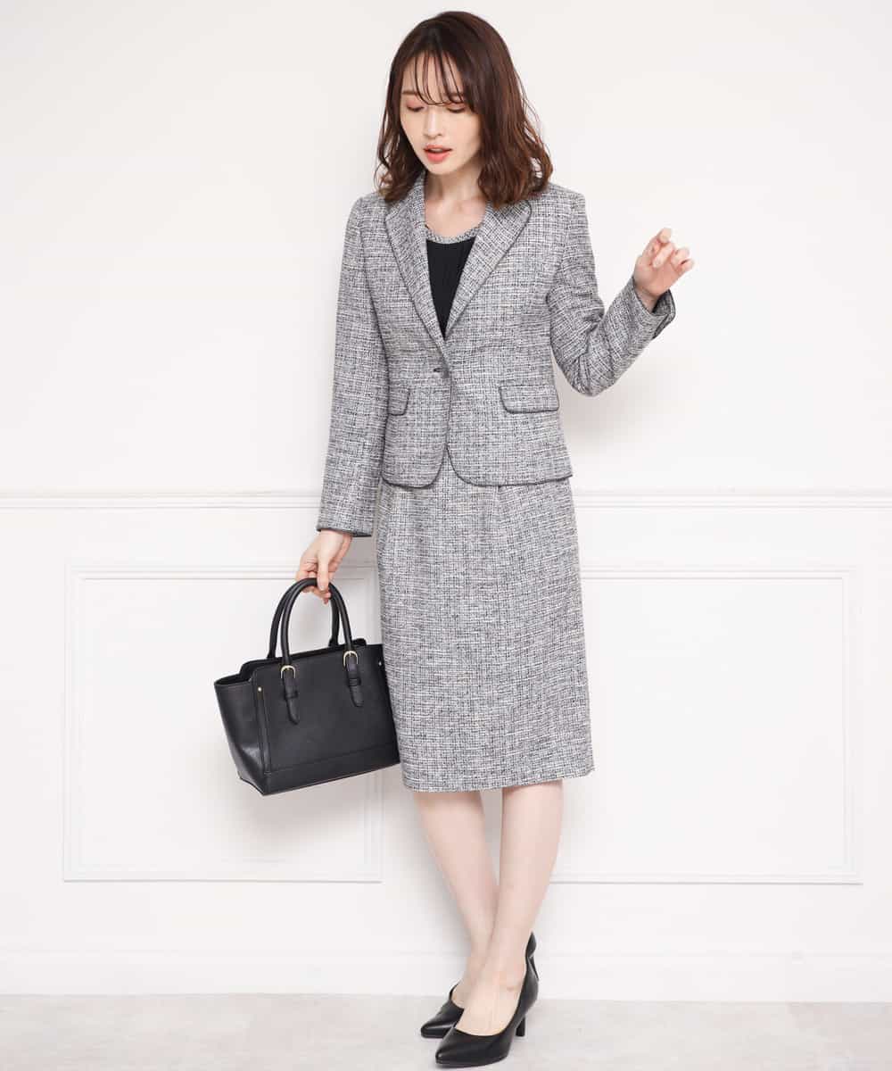 KBKCJ01044 a.v.v(アー・ヴェ・ヴェ) 【洗える】ビジュー調タックシフォンブラウス【セレモニー・通勤】 ホワイト