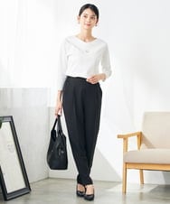 KBKFB01039 a.v.v(アー・ヴェ・ヴェ) VネックスムースTシャツ ホワイト