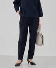 KBLCD01079 a.v.v(アー・ヴェ・ヴェ) 【洗える/ストレッチ/セットアップ対応】ダブルクロステーパードパンツ ネイビー