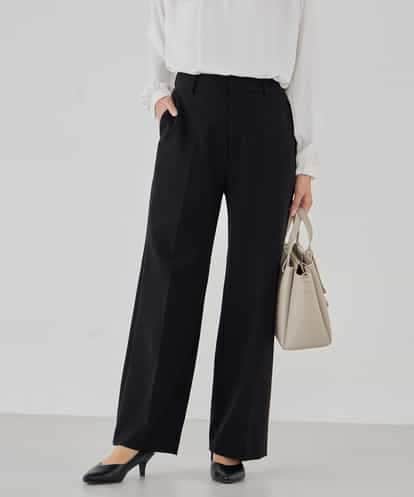 KBLCD03079 a.v.v 【洗える/ストレッチ/セットアップ対応】ダブルクロスストレートパンツ