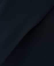 KBLCD04069 a.v.v(アー・ヴェ・ヴェ) サテンテーパードパンツ【洗える/速乾/毛玉になりにくい/イージーケア】 ネイビー