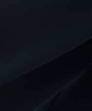 KBLCD05069 a.v.v(アー・ヴェ・ヴェ) サテンワイドクロップドパンツ【洗える/速乾/毛玉になりにくい/イージーケア】 ネイビー