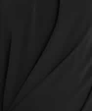 KBLCP03059 a.v.v(アー・ヴェ・ヴェ) 【洗える/セットアップ対応】ベルト付ワイドパンツ ネイビー