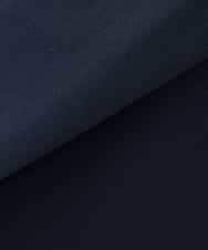 KBLFE22079 a.v.v(アー・ヴェ・ヴェ) 【洗える/UVカット】リネンライクストレッチワイドパンツ ネイビー