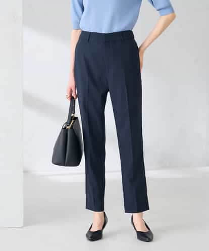 KBLGE30079 a.v.v 【接触冷感/イージーケア/UVカット/吸水速乾】サマーストレッチテーパードパンツ