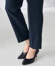 KBLGE30079 a.v.v(アー・ヴェ・ヴェ) 【接触冷感/イージーケア/UVカット/吸水速乾】サマーストレッチテーパードパンツ ネイビー