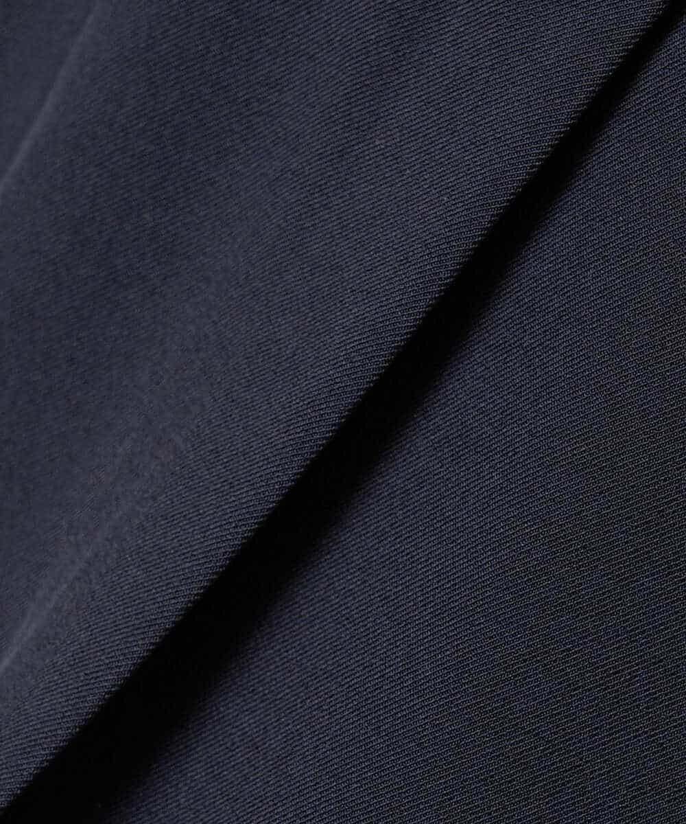 KBLJT03064 a.v.v(アー・ヴェ・ヴェ) 【洗濯機で洗える/ストレッチ】メランジドライストレートワイドパンツ ブラック