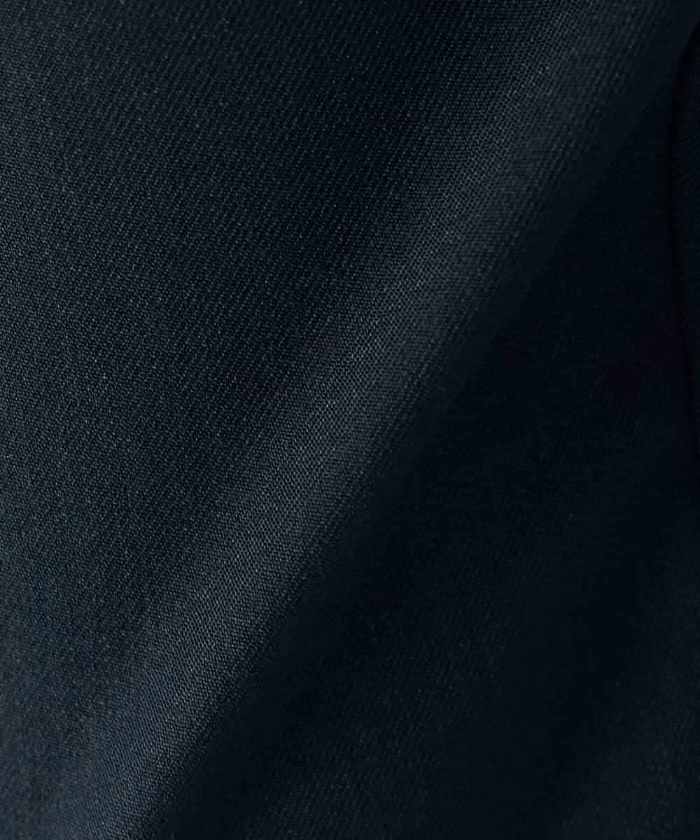 KBLLB11079 a.v.v(アー・ヴェ・ヴェ) 【洗える/イージーケア/ストレッチ】パウダーツイルテーパードパンツ ネイビー