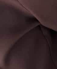 KBLLB11079 a.v.v(アー・ヴェ・ヴェ) 【洗える/イージーケア/ストレッチ】パウダーツイルテーパードパンツ ネイビー