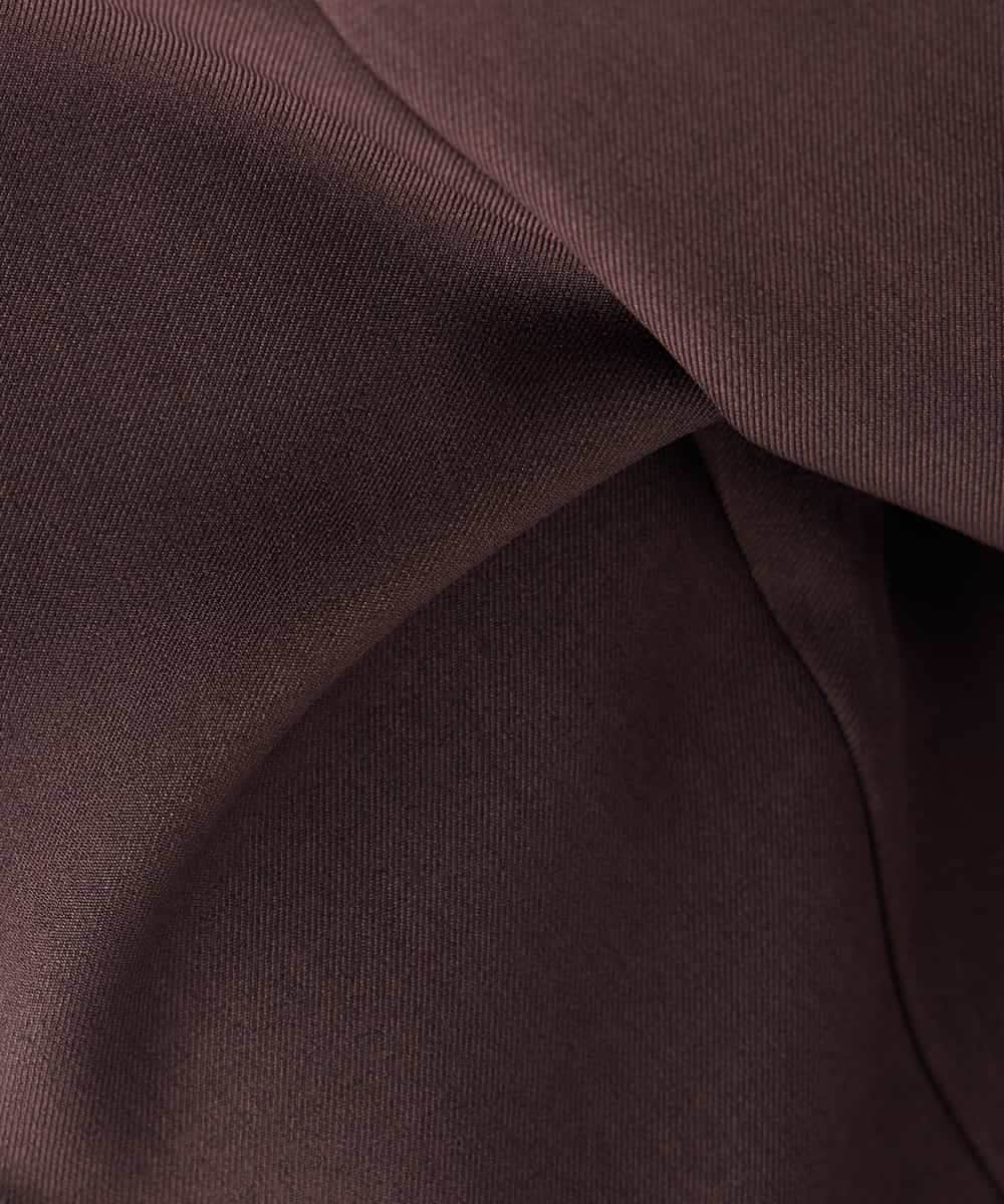 KBLLB11079 a.v.v(アー・ヴェ・ヴェ) 【洗える/イージーケア/ストレッチ】パウダーツイルテーパードパンツ ネイビー