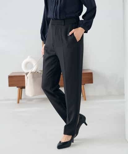 KBLLB11079 a.v.v 【洗える/イージーケア/ストレッチ】パウダーツイルテーパードパンツ