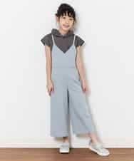 KCKFM49019 a.v.v KIDS(アー・ヴェ・ヴェ) [100-160]【WEB限定/洗濯機洗いOK】サイドスリットダンボールパーカー[WEB限定サイズ] ラベンダー