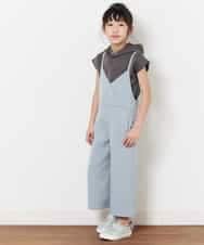 KCKFM49019 a.v.v KIDS(アー・ヴェ・ヴェ) [100-160]【WEB限定/洗濯機洗いOK】サイドスリットダンボールパーカー[WEB限定サイズ] ラベンダー