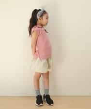 KCKFM49019 a.v.v KIDS(アー・ヴェ・ヴェ) [100-160]【WEB限定/洗濯機洗いOK】サイドスリットダンボールパーカー[WEB限定サイズ] ラベンダー