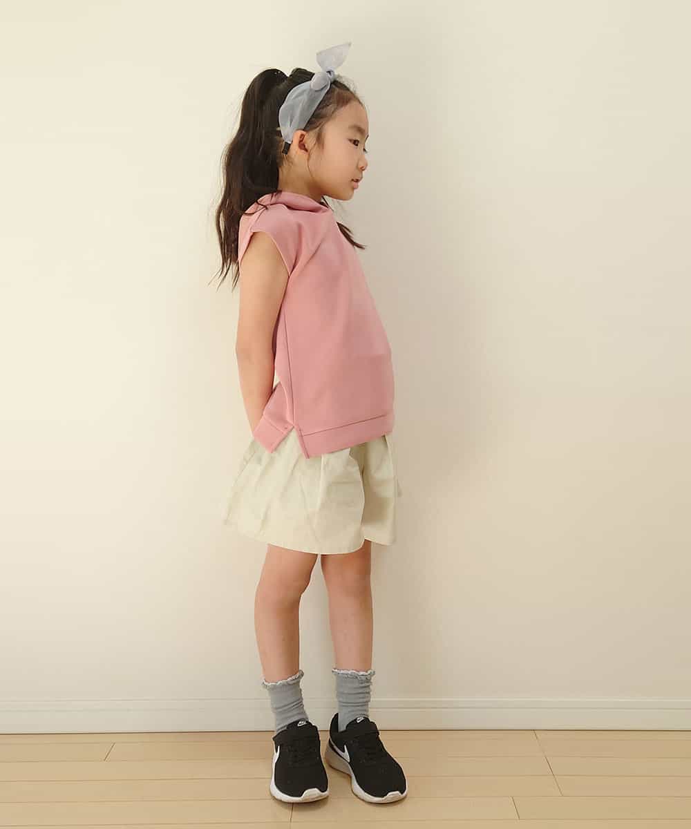 KCKFM49019 a.v.v KIDS(アー・ヴェ・ヴェ) [100-160]【WEB限定/洗濯機洗いOK】サイドスリットダンボールパーカー[WEB限定サイズ] ラベンダー