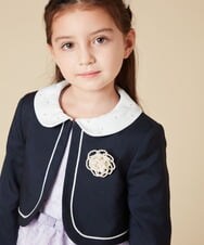 KG2CA01019 a.v.v KIDS(アー・ヴェ・ヴェ) [KIDS]パール調フラワーコサージュ アイボリー