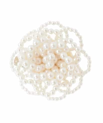 KG2CD01024 a.v.v KIDS [KIDS]パール調フラワーコサージュ