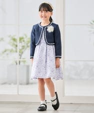 KG2CD02021 a.v.v KIDS(アー・ヴェ・ヴェ) [KIDS]ラメフラワーコサージュ アイボリー