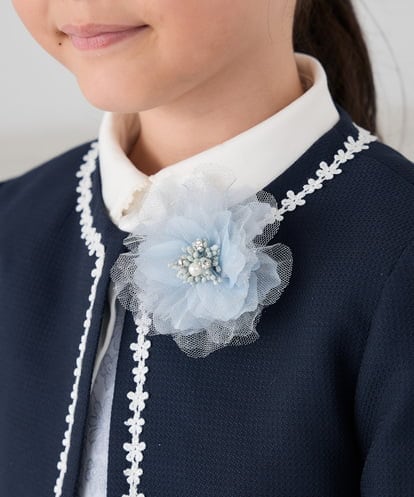 KG2CD02021 a.v.v KIDS [KIDS]ラメフラワーコサージュ