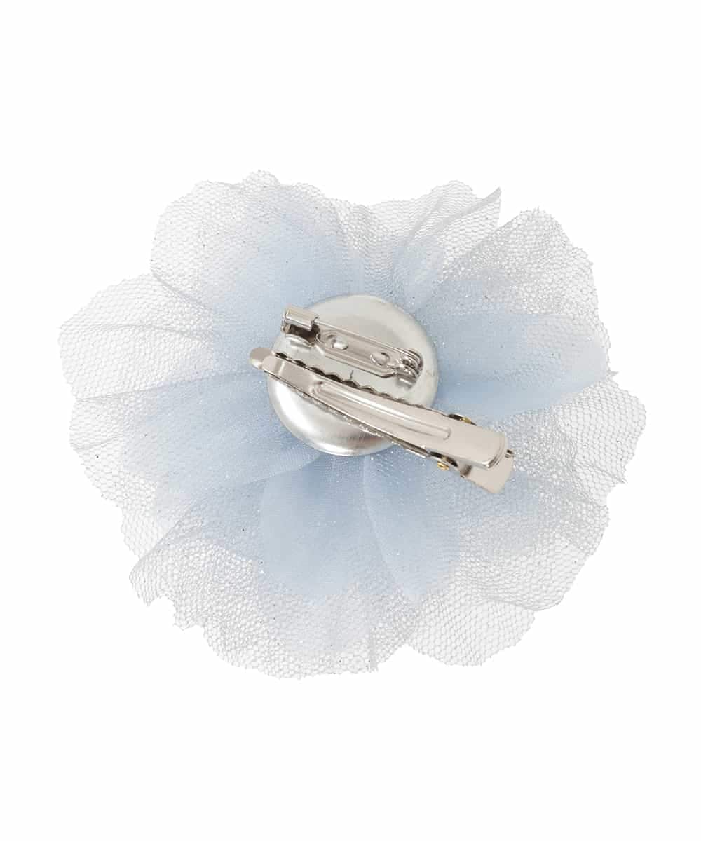 KG2CD02021 a.v.v KIDS(アー・ヴェ・ヴェ) [KIDS]【2026セレモニー】ラメフラワーコサージュ ラベンダー