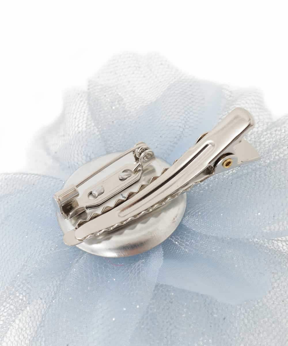 KG2CD02021 a.v.v KIDS(アー・ヴェ・ヴェ) [KIDS]【2026セレモニー】ラメフラワーコサージュ ラベンダー